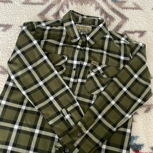 Women’s Dixxon flannel. Never worn. Size L.